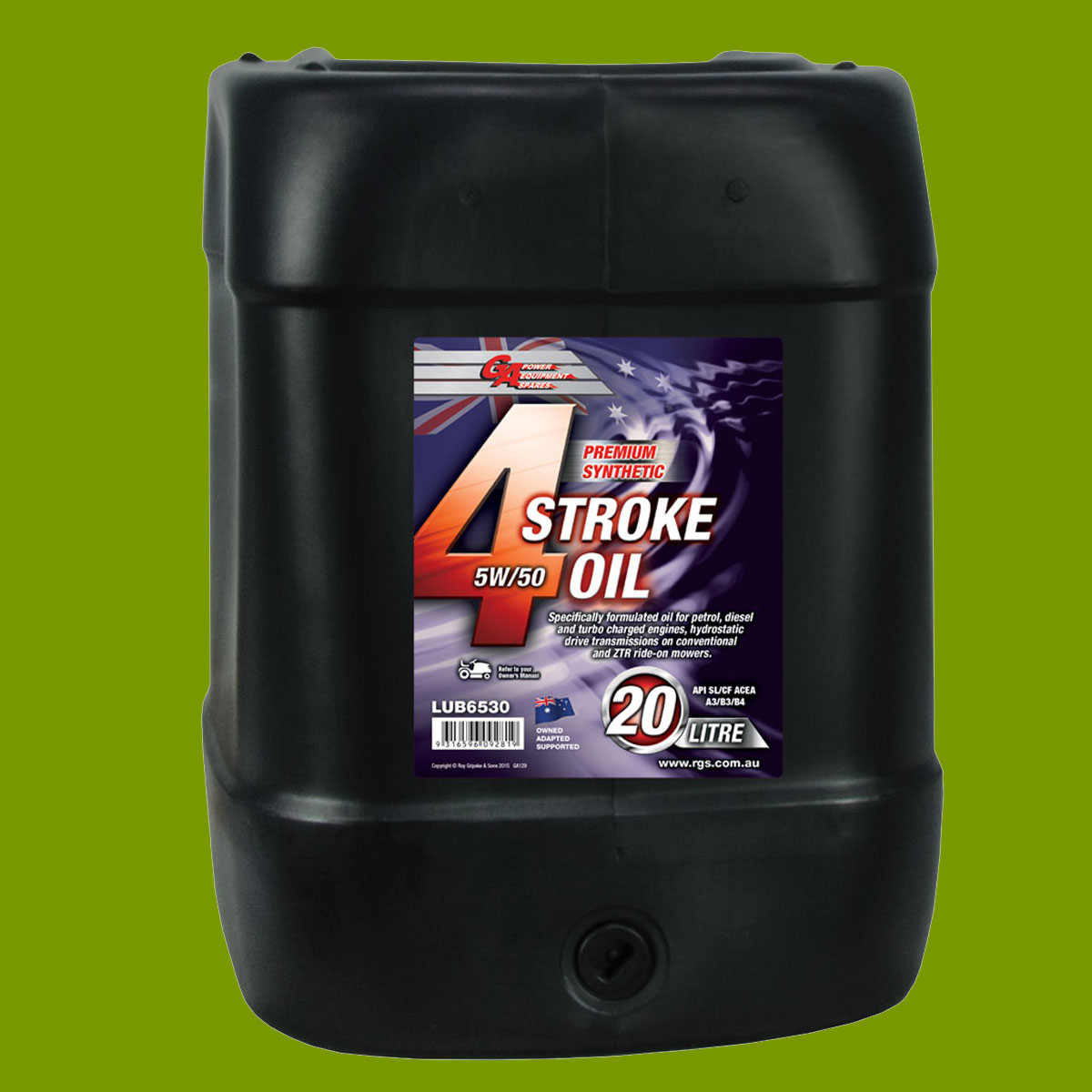 (image for) 20 Litre Drum SAE 5W/50 Synthetic Oil (SL/CF Oil Classification), LUB6530
